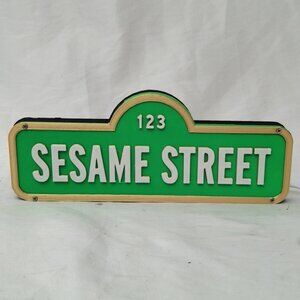 3D Printed Sesame Street LED Lighted Box Sign With Remote Control